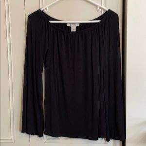 White House Black Market Black Shirt